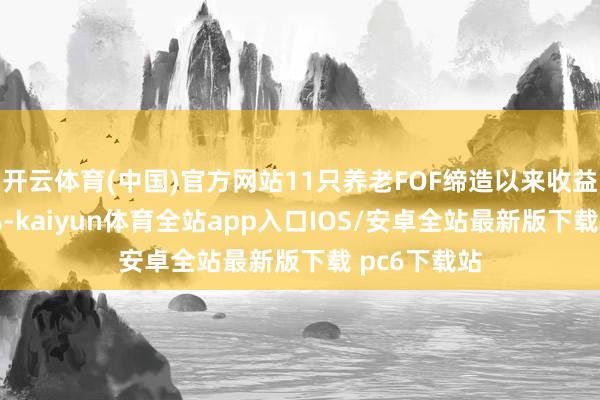 开云体育(中国)官方网站11只养老FOF缔造以来收益下落超20%-kaiyun体育全站app入口IOS/安卓全站最新版下载 pc6下载站
