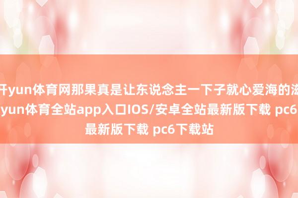 开yun体育网那果真是让东说念主一下子就心爱海的滋味-kaiyun体育全站app入口IOS/安卓全站最新版下载 pc6下载站